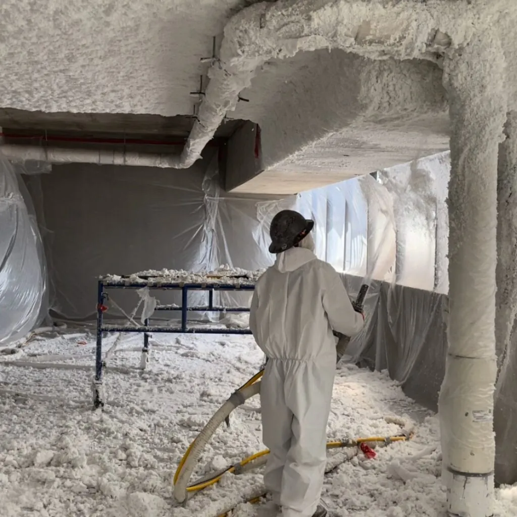 Commercial Spray Foam Installation